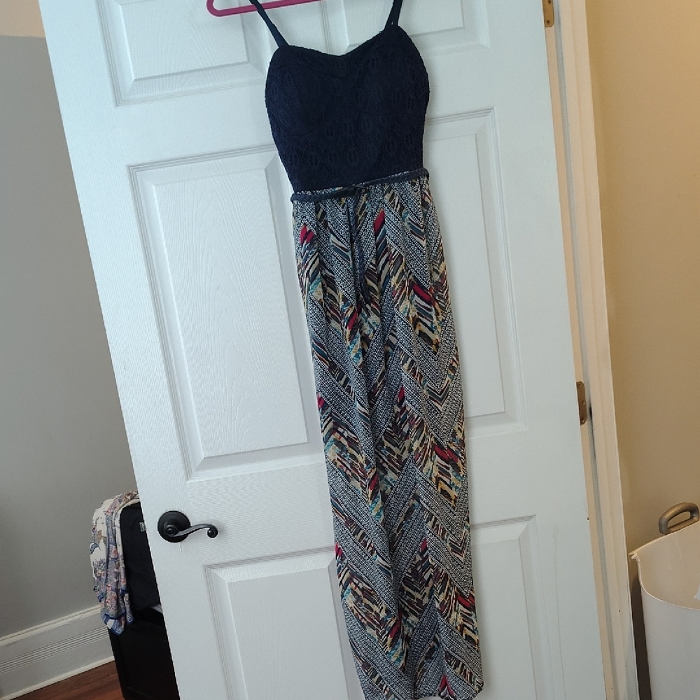 Elegant Multicolor Maxi Dress